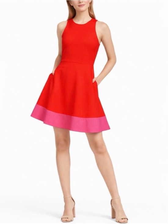 kate spade Dresses & Skirts - Kate Spade Fit & Flare Colorblock Mini Dress